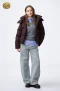 เช่าเสื้อกันหนาว รุ่น Brown Hooded Puffer Jacket WINTERCLOTHFA0289
