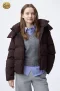 เช่าเสื้อกันหนาว รุ่น Brown Hooded Puffer Jacket WINTERCLOTHFA0289