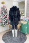 เช่าเสื้อโค้ทผู้หญิง  รุ่น Darkest Hour Faux Fur Coat	2107GCL1253FABK1