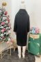 เช่าเสื้อโค้ทผู้หญิง รุ่น  Snoopy Anthracite Black Single Breasted Coat	2107GCL1328FABK1
