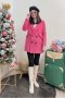 เช่าเสื้อกันหนาว รุ่น  Knockout Pink Double Breasted Coat	2108GCL1512FAPK1