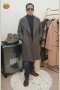 เช่าเสื้อกันหนาว รุ่น  Dark Gull Gray Double Breasted Coat	2109GCL1653FADG1