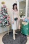 เช่าเสื้อกันหนาว รุ่น  Cream Pink Pricess Dress Coat	2109GCL1660FACR1