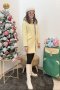 เช่าเสื้อกันหนาว รุ่น  Primrose Yellow Simple Buttom Up Coat	2110GCL1727FAYE1