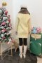 เช่าเสื้อกันหนาว รุ่น  Primrose Yellow Simple Buttom Up Coat	2110GCL1727FAYE1