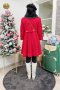 เช่าเสื้อกันหนาว รุ่น   Mandevilla Red Dress Coat 	2203GCL1849FARE1
