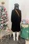 เช่าเสื้อโค้ทผู้หญิง  รุ่น  Midnight Black Princess dress Coat	2101GCT881FABK1