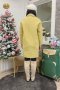 เช่าเสื้อโค้ทผู้หญิง   รุ่น  Daisy Yellow Chain Single Breasted Coat	2109GCL901FAYE1
