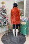 เช่าเสื้อโค้ทผู้หญิง  รุ่น Salamander Orange Faux Fur Coat	2101GCF969FAOR1