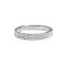 DIAMOND STAMP POLISHED SILVER RING