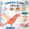 เปลสนามพับ 2 ตอน  โครงสร้างอลูมิเนียม สีส้ม รุ่น YDC-1A9