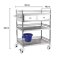 รถเข็นสแตนเลส Stainless Steel 2 ลิ้นชัก 3ชั้น