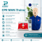 หุ่นฝึกปั๊มหัวใจและเครื่องฝึกสอนการใช้เครื่อง aed cpr man itrainer