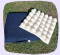 เบาะรองนั่ง ยางพารา 100% รุ่น Bubble Natural Latex Seat Cushion