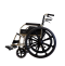 รถเข็นผู้ป่วย Karma รุ่น KM-1500 สีดำ เบาะหนัง PVC