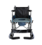 รถเข็นผู้ป่วย รถเข็นนั่งถ่าย All in one พับได้ มี กระโถนรองถ่าย