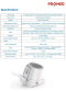 เครื่องวัดความดันโลหิตอัตโนมัติชนิดสอดแขน PROMED รุ่น LLK-S693L
