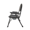 เก้าอี้นั่งถ่าย พร้อมพนักพิง พับได้ - สีดำ Foldable Commode Chair