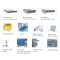 รถเข็นฉุกเฉินพลาสติก มีล้อล็อกได้ SL-F09-1