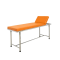 เตียงตรวจ สแตนเลส 304 โครงเหลี่ยม สีส้ม ขนาด 60 x 200 x 80 ซม.