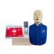 หุ่นฝึกปั๊มหัวใจและเครื่องฝึกสอนการใช้เครื่อง aed cpr man itrainer