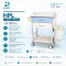 รถเข็นโรงพยาบาล HPL 2 ลิ้นชัก 1 ชั้นวาง HK-N512-2