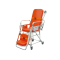 เตียงเข็นฉุกเฉิน ปรับนั่งได้ สีส้ม Stretcher  รุ่น YJK-E-3