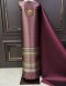 ผ้าไหมยกดอกลำพูนสีแดงไวน์