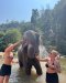 1 Day Trek & Play With Elephants & Bamboo Rafting
