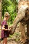 ดูแลช้างครึ่งวันตอนเช้า Elephant Jungle Sanctuary