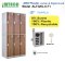 ABS Plastic Locker รุ่น ALT320L-6-T1 หน้าบาน สีลายไม้