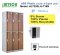 ABS Plastic Locker  รุ่น ALT320L-6-T16N หน้าบานมาตรฐานสีลายไม้