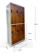 Smart ABS Plastic Locker เปิดด้วย ลายนิ้วมือ รหัส และ บัตร