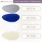 ตัวอย่างหนัง PVC ผิวสัมผัสชามัวเนียนด้าน รหัส 210 สีเทา (210-5) สีน้ำเงินทะเล (210-6) สีขาว (210-7) และสีครีม (210-8)