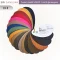 แผ่นตัวอย่างสี Embozz หนังเทียม PVC รหัส 2511 นูบัค ศรีสงวน 19 สี แบบ fan deck
