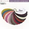แผ่นตัวอย่างสี Embozz หนังเทียม PVC รหัส 310 ศรีสงวน 16 สี แบบ fan deck