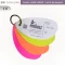 แผ่นตัวอย่างสี Embozz หนังเทียม PVC รหัส 402 นีโอ ศรีสงวน 3 สี แบบ fan deck