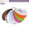 แผ่นตัวอย่างสี Embozz หนังเทียม PVC รหัส 407 เปียกยับ ศรีสงวน 8 สี แบบ fan deck