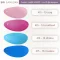 ตัวอย่างสีหนัง PVC รหัส 415 สีชมพู สีบานเย็นแก่ สีฟ้าอ่อน และสีทะเลอ่อน น่ารัก เช็ดทำความสะอาดง่าย