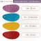 สีหนังเทียม PVC รหัส 416 จระเข้ ศรีสงวน 4 สี กะปิ ฟ้าเทอค้อย เหลือง แดง