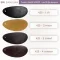 ตัวอย่างสีหนังเทียม PVC รุ่น 425 ได้แก่ 425-1 ดำ 425-2 คาเมล 425-3 ตาลแก่ 425-4 ตาลแดง โดย Srisanguan