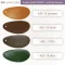 ตัวอย่างสีหนังเทียม PVC รุ่น 425 ได้แก่ 425-5 แทนทอง 425-6 กาแฟ 425-7 ขี้ม้า 425-8 เขียว โดย Srisanguan
