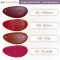 ตัวอย่างสีหนังเทียม PVC รุ่น 425 ได้แก่ 425-9 เนื้อหมู 425-10 แดง 425-11 อิฐ 425-12 บานเย็น โดย Srisanguan