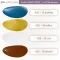 ตัวอย่างสีหนังเทียม PVC รุ่น 425 ได้แก่ 425-13 เทอค้อย 425-14 เหลือง 425-15 ขาว 425-16 แทนแก่ โดย Srisanguan
