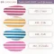 สีหนังเทียม PVC รหัส 432 ลาย ริ้วเล็ก ศรีสงวน 4 สี แดง ส้ม ฟ้า บานเย็น