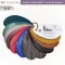 แผ่นตัวอย่างสี Embozz หนังเทียม PVC 435 ยับใหญ่ ศรีสงวน 11 สี แบบ fan deck