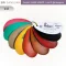 แผ่นตัวอย่างสี Embozz หนังเทียม PVC รหัส 458 หนังกวาง ศรีสงวน 9 สี แบบ fan deck