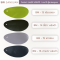 ชาร์ตสีหนังเทียม BM ลายสกินเกรนเล็ก สีเขียวตอง สีเขียวขี้ม้าหลังดำ (BM-14) สีเทาอ่อน และสีเทาแก่หลังดำ (BM-16)