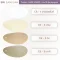 ตัวอย่างสีหนังเทียม PVC C6 สีขาวออฟไวท์ ครีม ไข่ กากี รหัส C6-1 C6-3 C6-5 C6-6