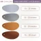 ตัวอย่างสีหนังเทียม PVC C6 สีเทาอ่อน เทากลาง แทนอ่อน แทนแก่ รหัส C6-23 C6-25 C6-29 C6-30